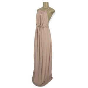 Show Me Your Mumu Size M Women Maxi Dress Blush Pink Evening K28